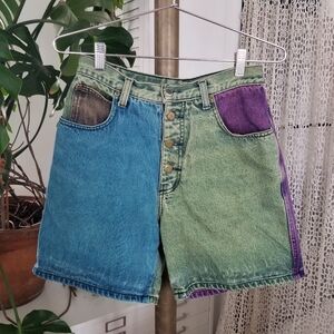 Vintage ZENA Multi-Color Denim Shorts